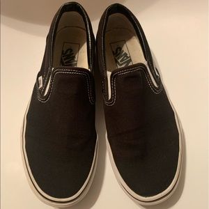 black slip on vans